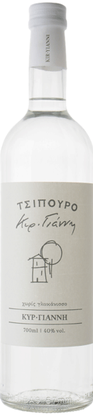 Κτήμα Κυρ-Γιάννη Τσίπουρο χωρίς γλυκάνισο 700ml